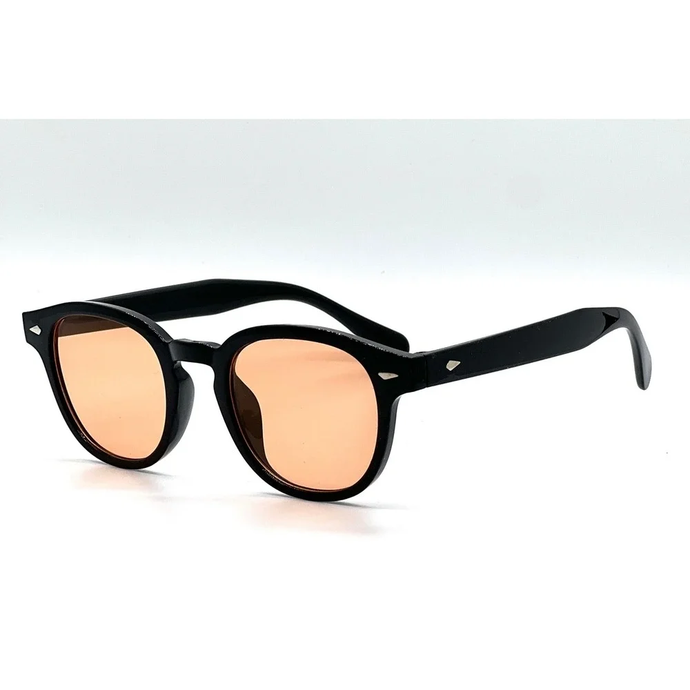 Hot Selling New Design Classic Fashion Trend‎ Black Round PC Frame UV400 Lentes